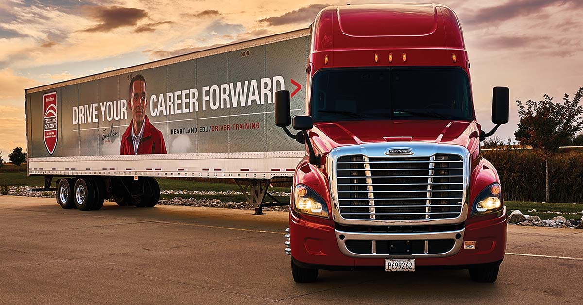 The Nussbaum Trucking Academy at Heartland Community College Has Arrived